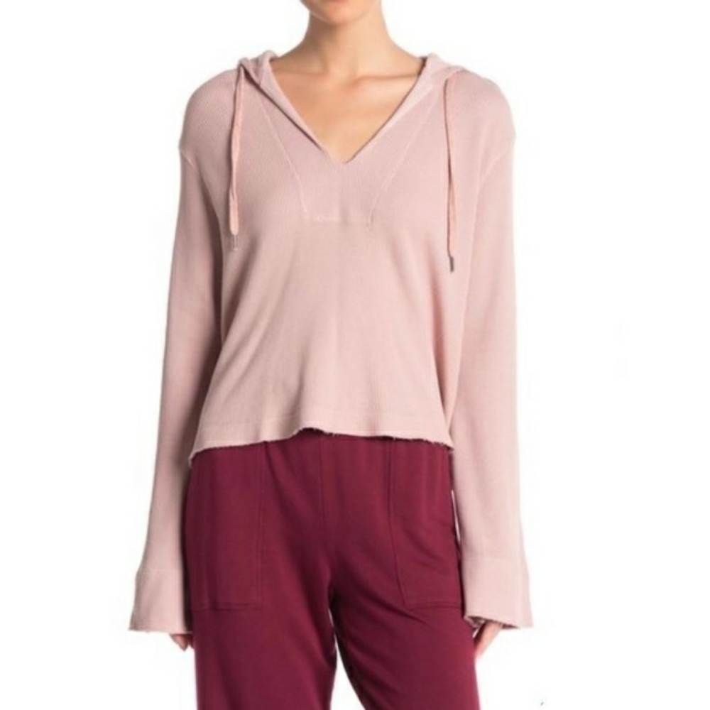 NWT Splendid Waffle Knit Hoodie